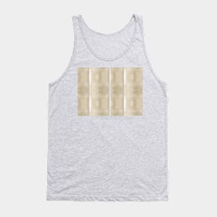 Gold Fabric Effect Tank Top